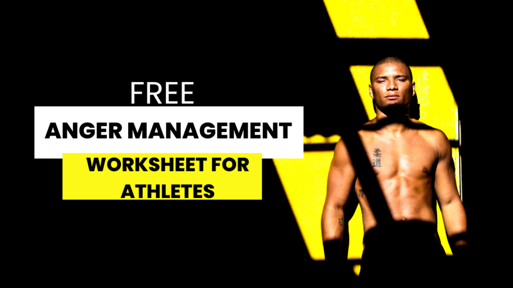 free anger management worksheet for athletes