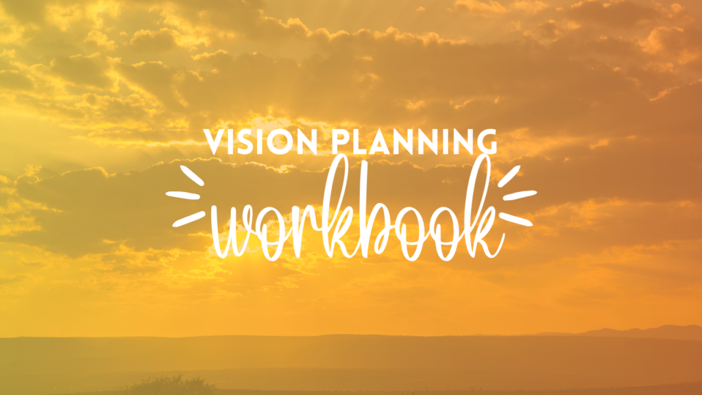 free vision planning workbook