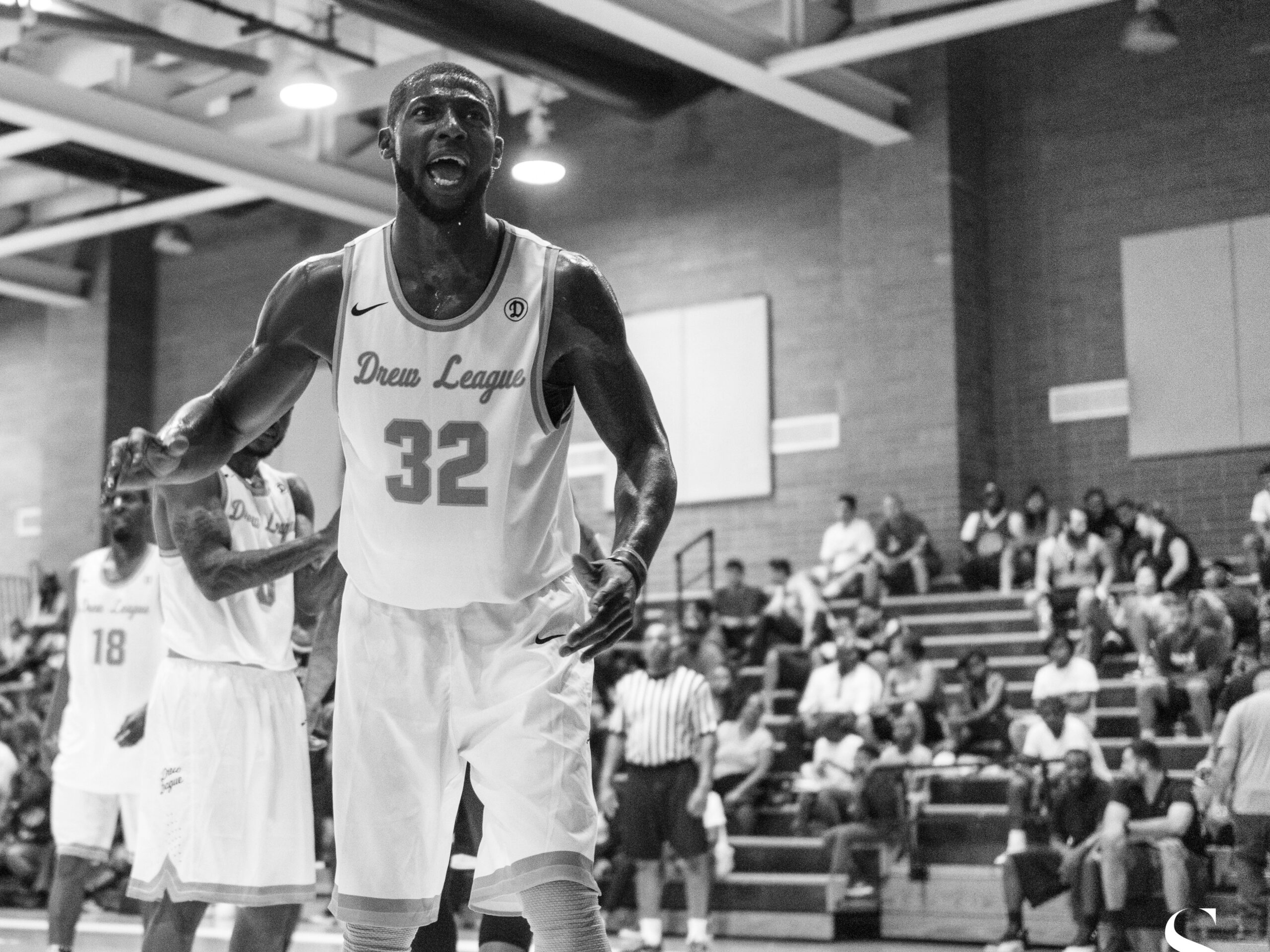 Mastering Presence: How to Win the Moment and Reset Your Mind | Image shows an emotional basketball player in black and white