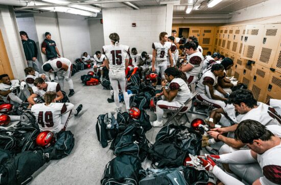 mental health in sports teams athletes and coaches in football locker room
